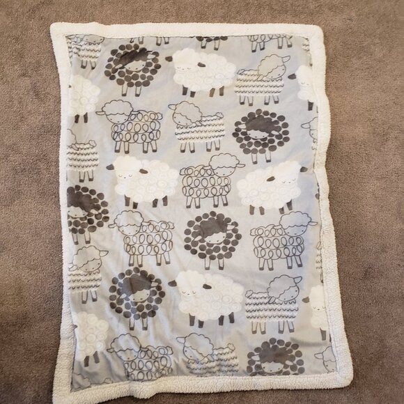 Other - 2 sheep fleece baby blankets